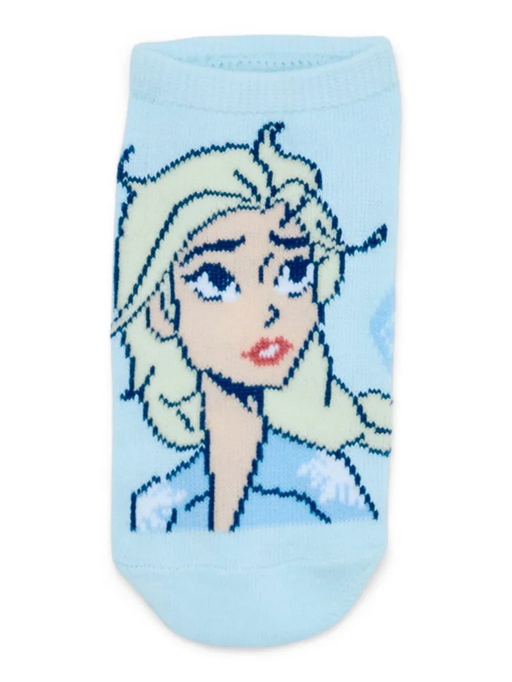 Disney Frozen Girls Toddler No Show Socks 6 pk Elsa Anna Size 4-7 New Gift Kids